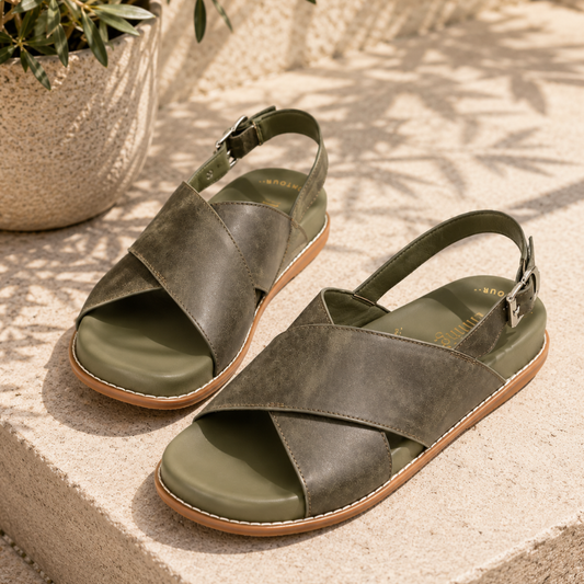 Silver Lining - Ferguson Sandal - Khaki