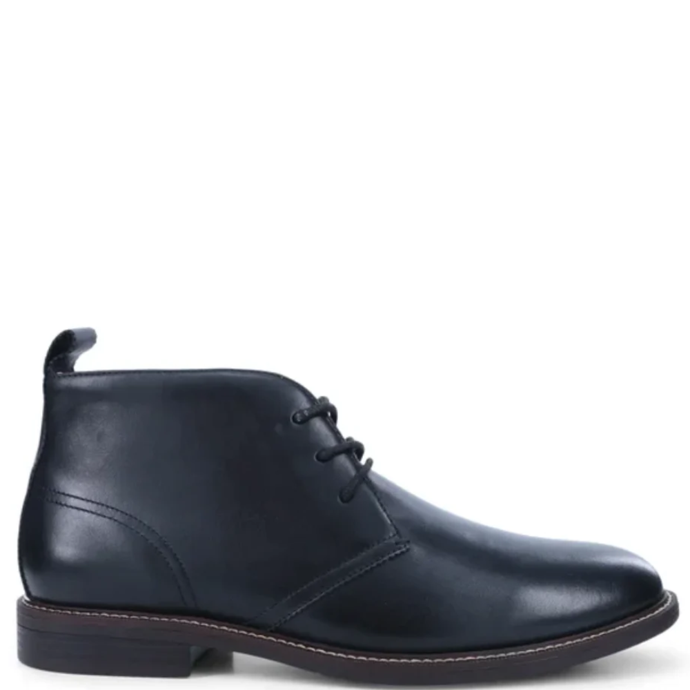 Hush Puppies - Harbour - Black Burnish