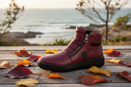 Burgundy Boot Lifestyle Shot