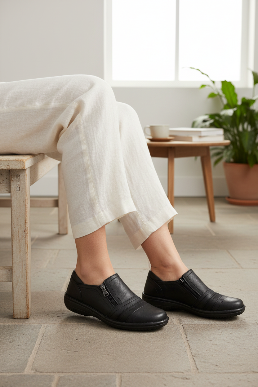 Person wearing Cabello shoe