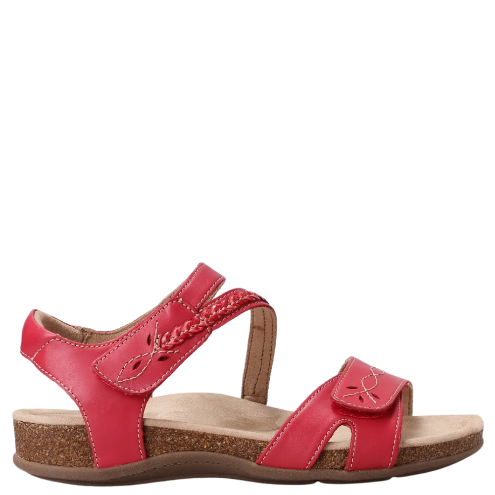 CC Resorts - Ferro Womens Leather Sandal - Red