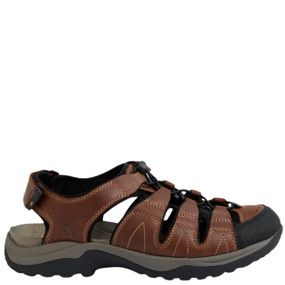 Colorado - Jaws Men's Leather Sandals - Brown