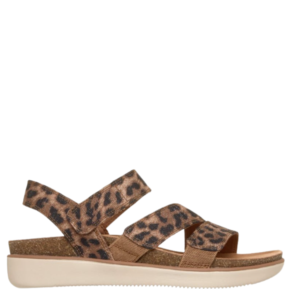 Skechers - Lifted Comfort Dreamy Eyes Women's Sandals 163255 - Leopard