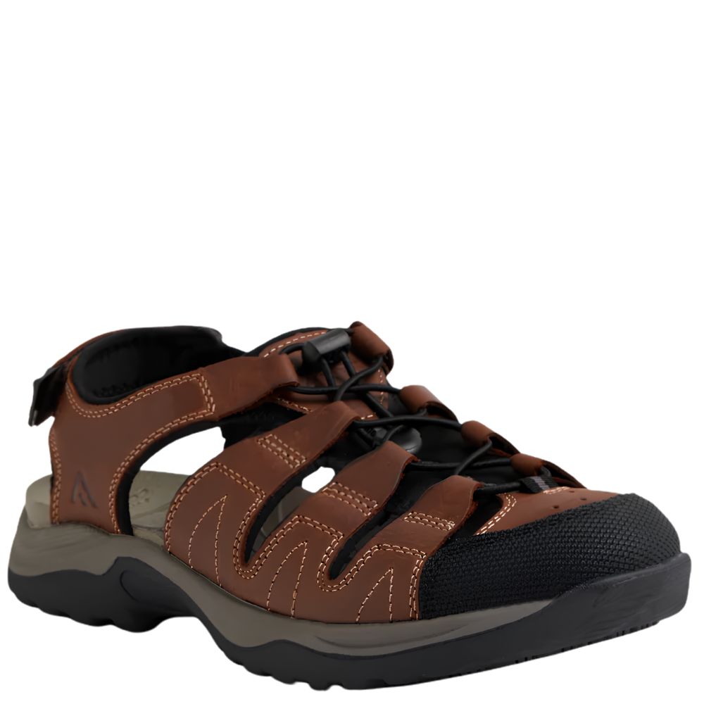 Colorado - Jaws Men's Leather Sandals - Brown
