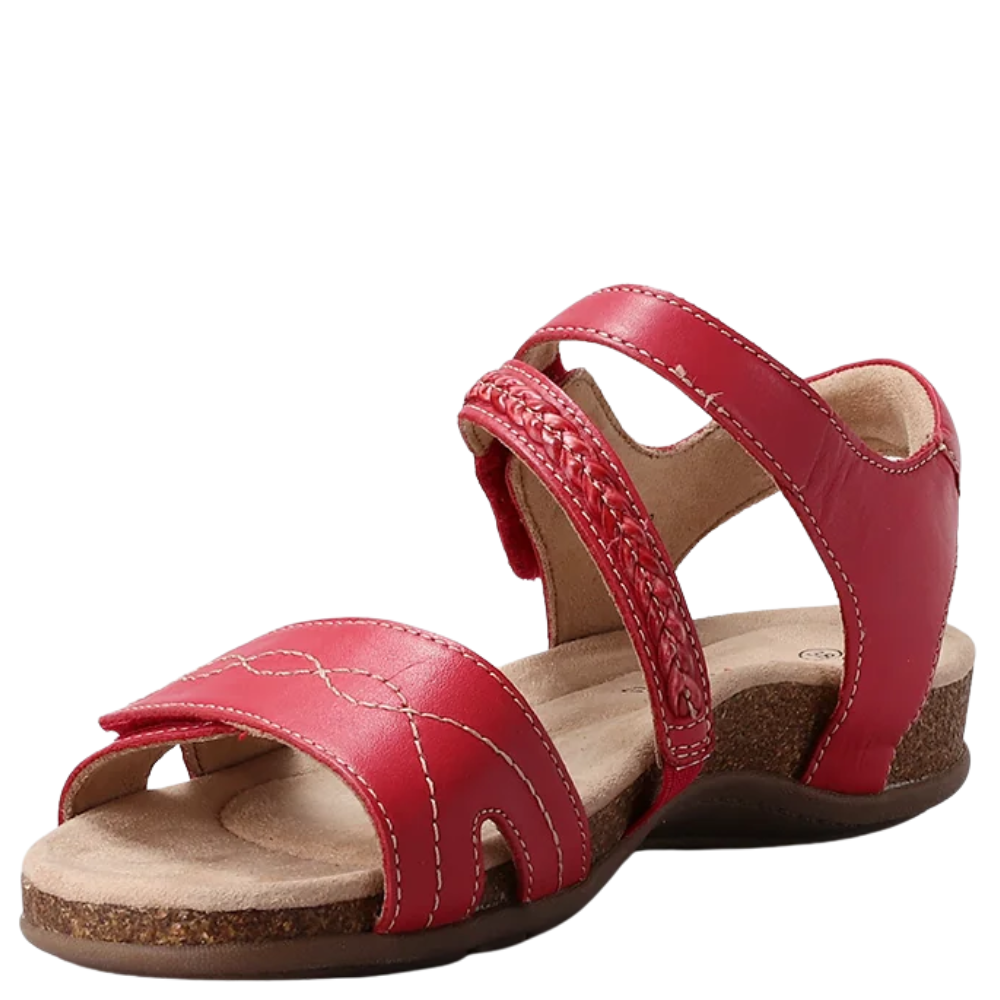 CC Resorts - Ferro Womens Leather Sandal - Red