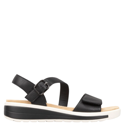 Naked Arches by Le Sansa - Hawai Women's Leather Sandals - Black