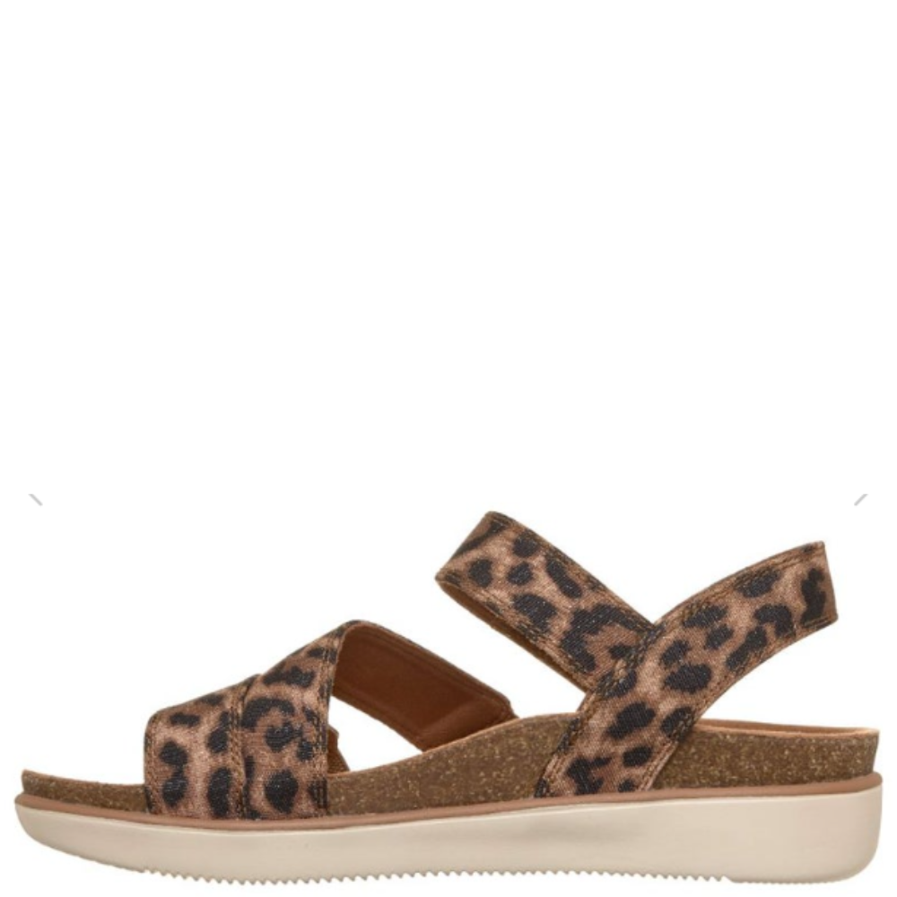 Skechers - Lifted Comfort Dreamy Eyes Women's Sandals 163255 - Leopard