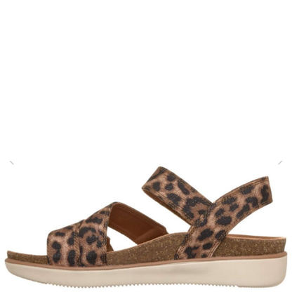 Skechers - Lifted Comfort Dreamy Eyes Women's Sandals 163255 - Leopard
