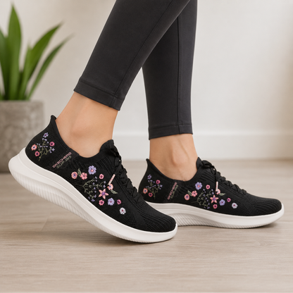 Skechers - Ultra Flex 4.0  Sweet Petals 150806 - Black