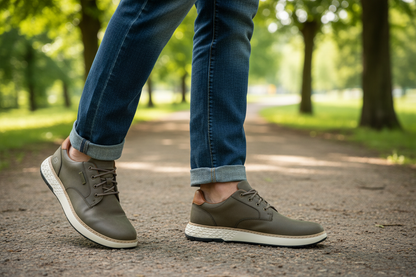 Skechers Garlan Pryor Olive Lifestyle Shot